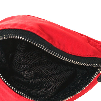 Prada Tessuto Nylon Wrist Pouch Red 4 of 7