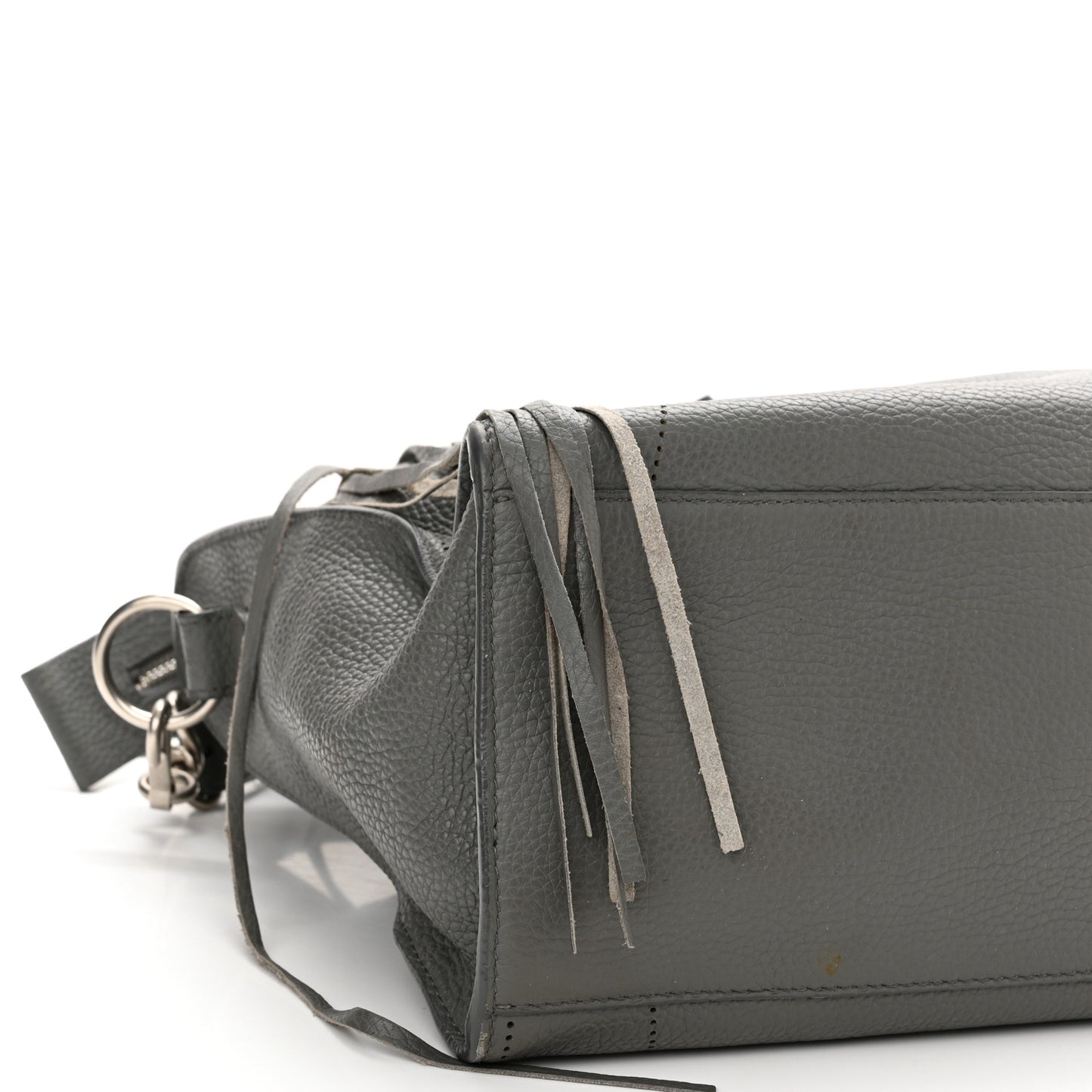 Veau Grana Perforated Blackout Hardware City Gris Acier