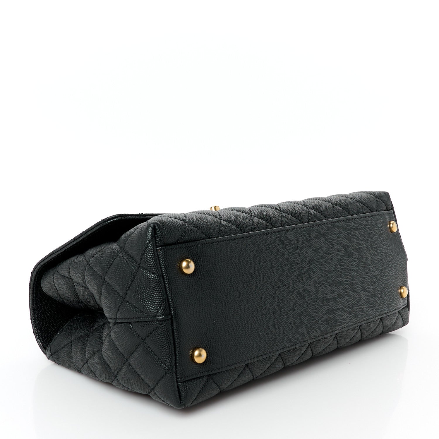 Chanel Caviar Quilted Small Coco Chain Handle Flap Black 4 of 12