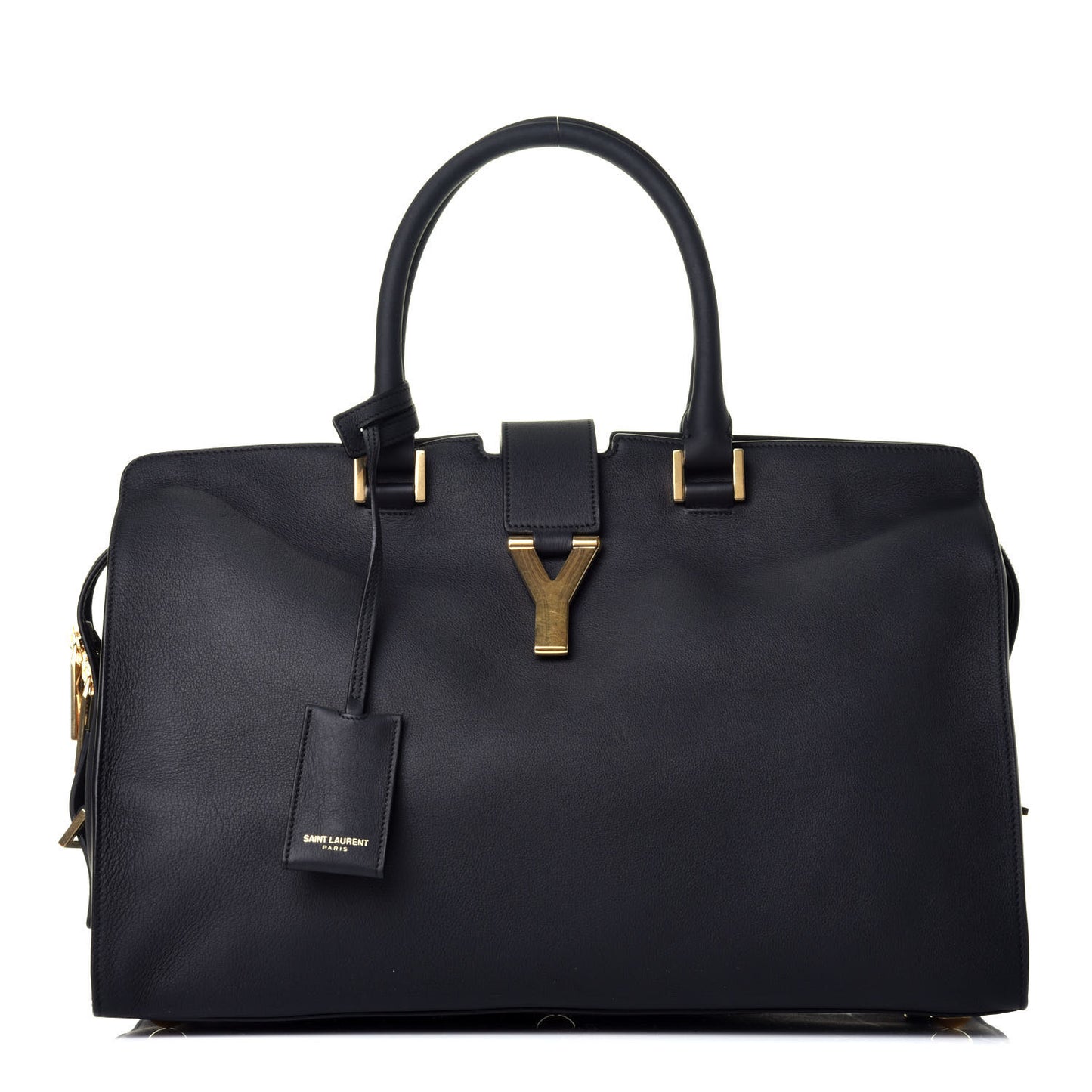 Calfskin Medium Classic Y Cabas Black