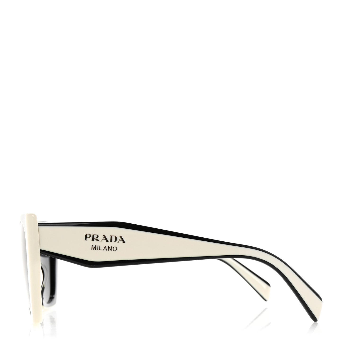 Acetate Sunglasses SPR 15W Black White