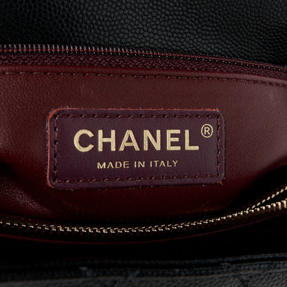 Chanel Caviar Lizard Quilted Small Coco Handle Flap Black 7 of 11