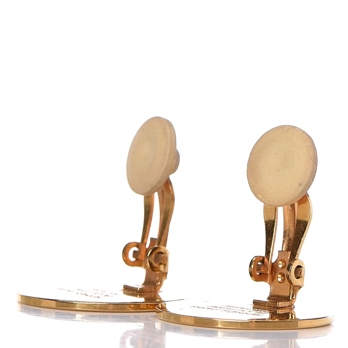 Clou De Selle Clip On Earrings Gold
