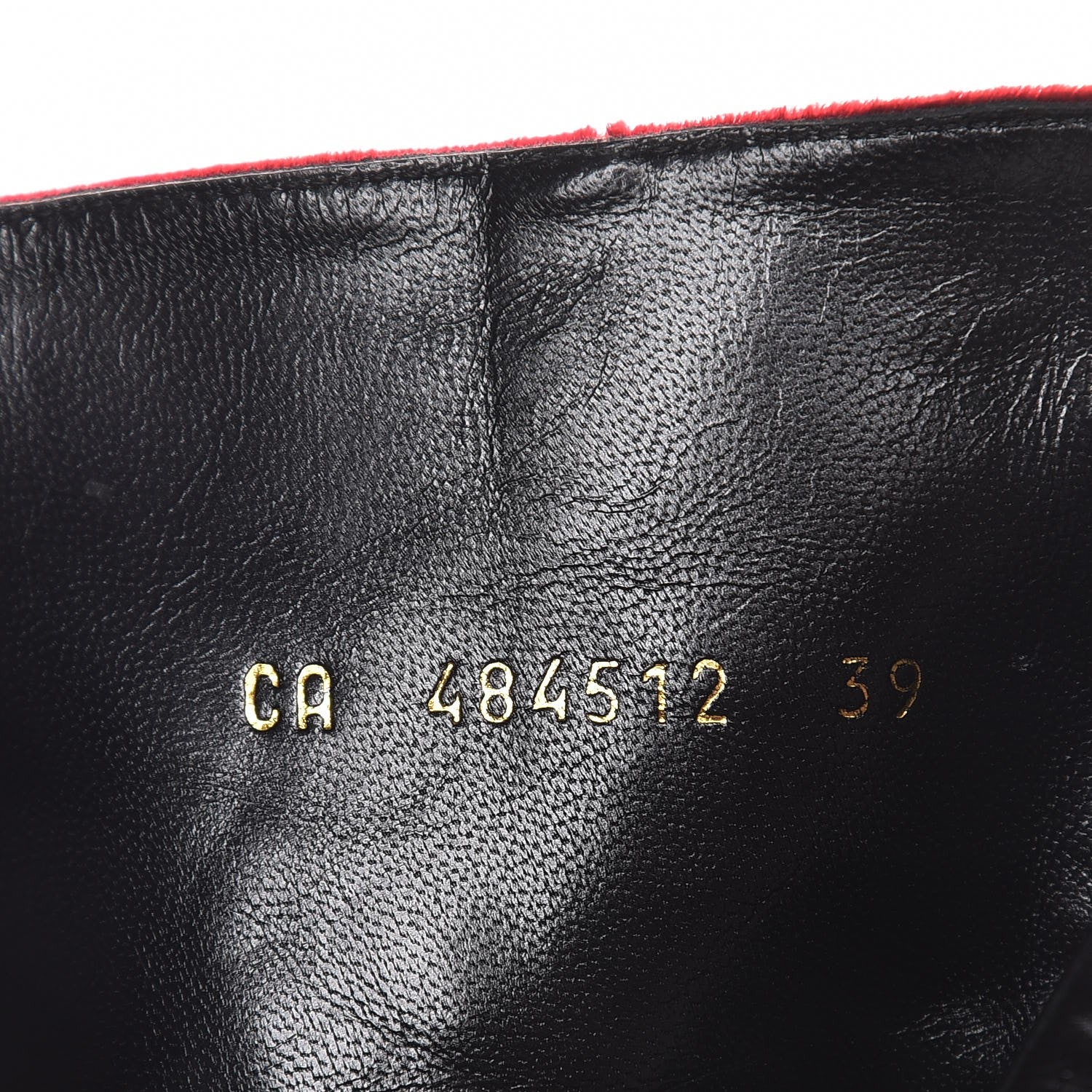 Saint Laurent Velvet Loulou Ankle Boots 39 Rouge Eros 7 of 9