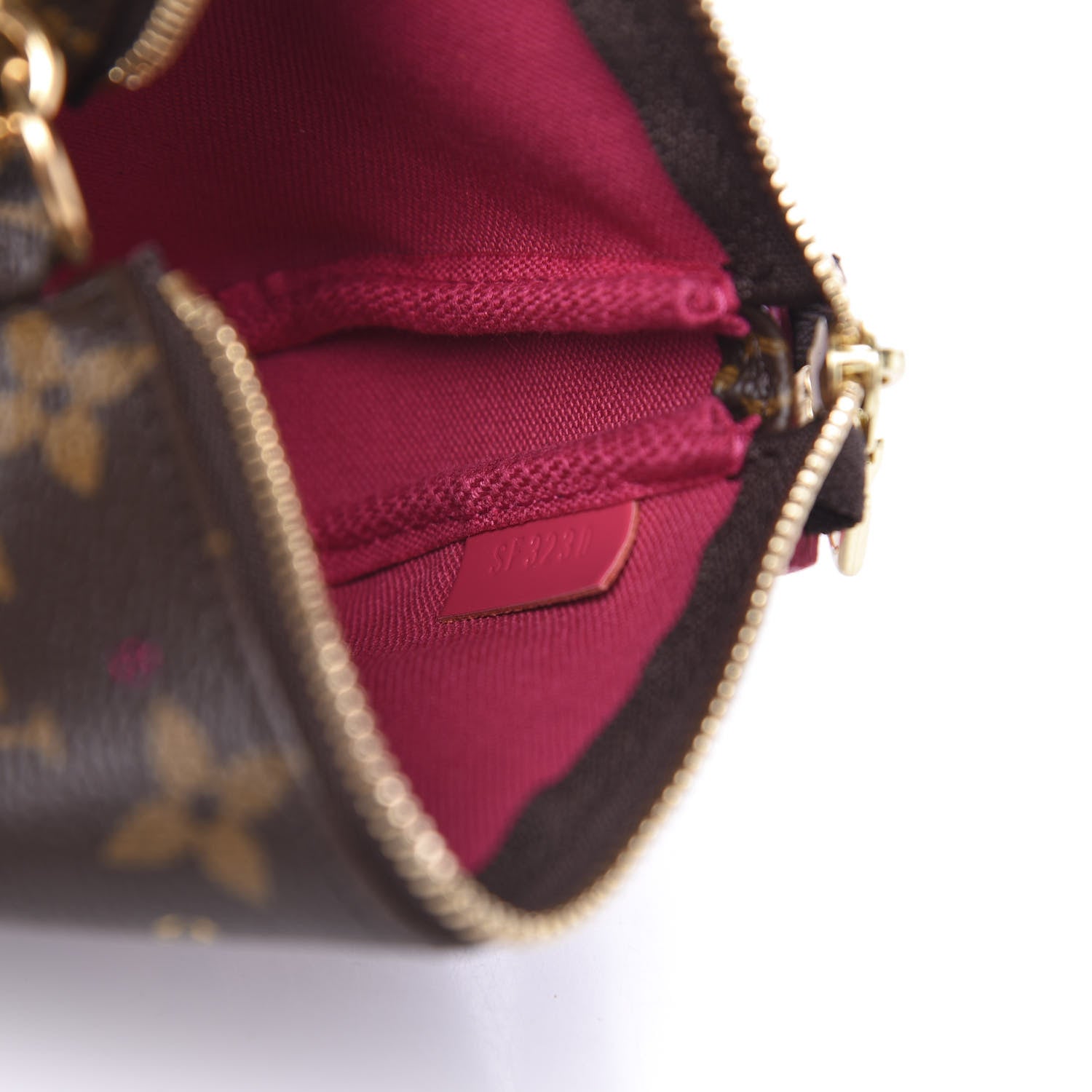 Louis Vuitton Monogram 2020 Christmas Animation Roller Coaster Mini Pochette Accessories Pivoine 6 of 8