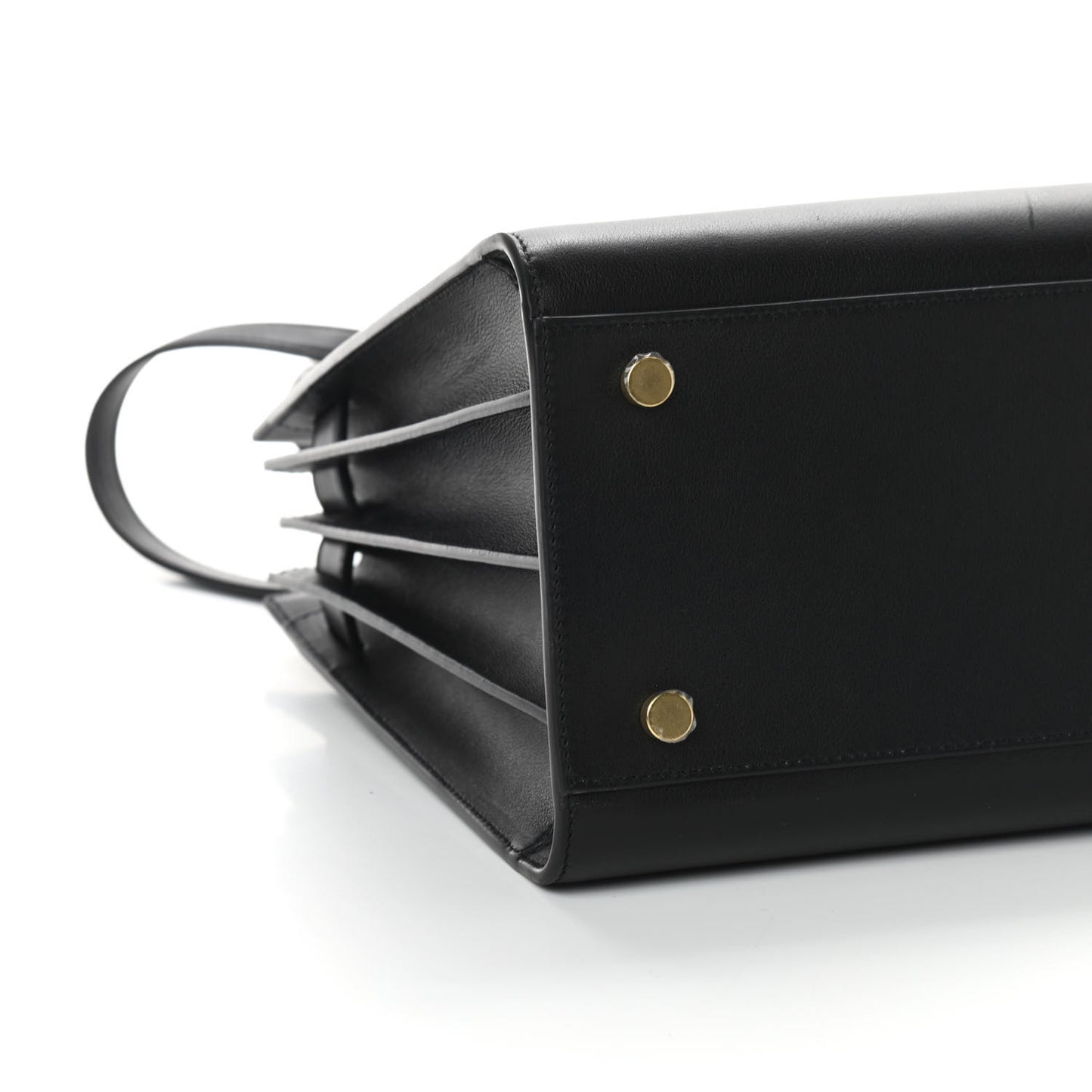 Calfskin Small Sac De Jour Black