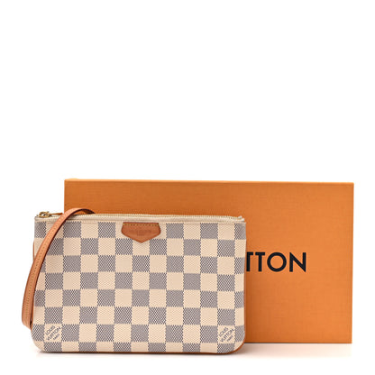Louis Vuitton Damier Azur Double Zip Pochette 15 of 15