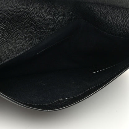 Saint Laurent SAINT LAURENT Grain De Poudre Uptown Pouch Black 5 of 7