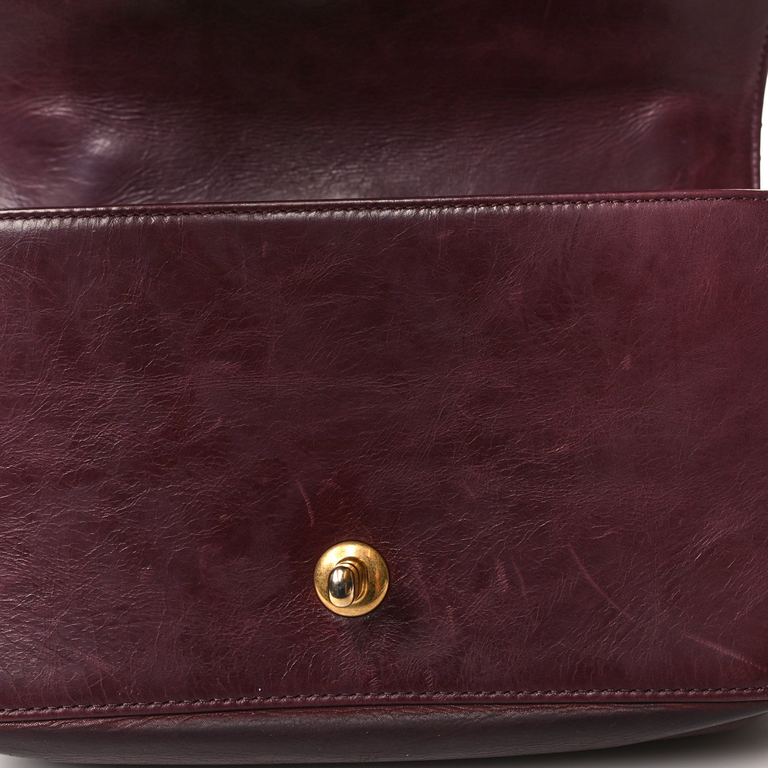 Chanel Iridescent Calfskin Quilted Small Straight Lined Flap Red 15 of 16