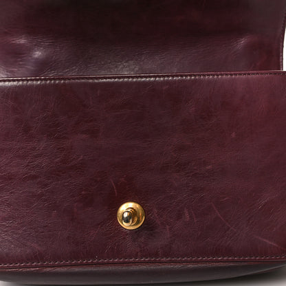 Chanel Iridescent Calfskin Quilted Small Straight Lined Flap Red 15 of 16