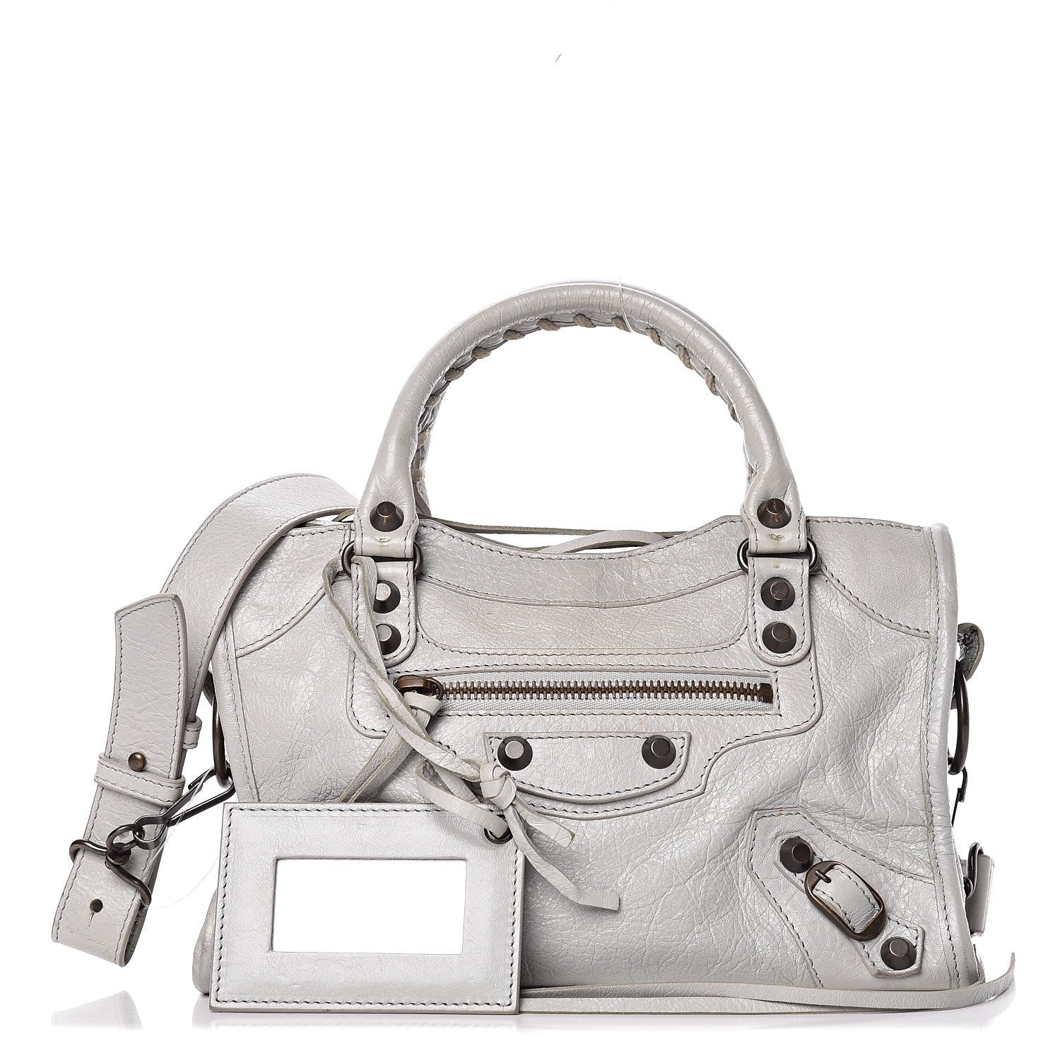 Balenciaga Agneau Classic Hardware Mini City Gris Glace 1 of 17