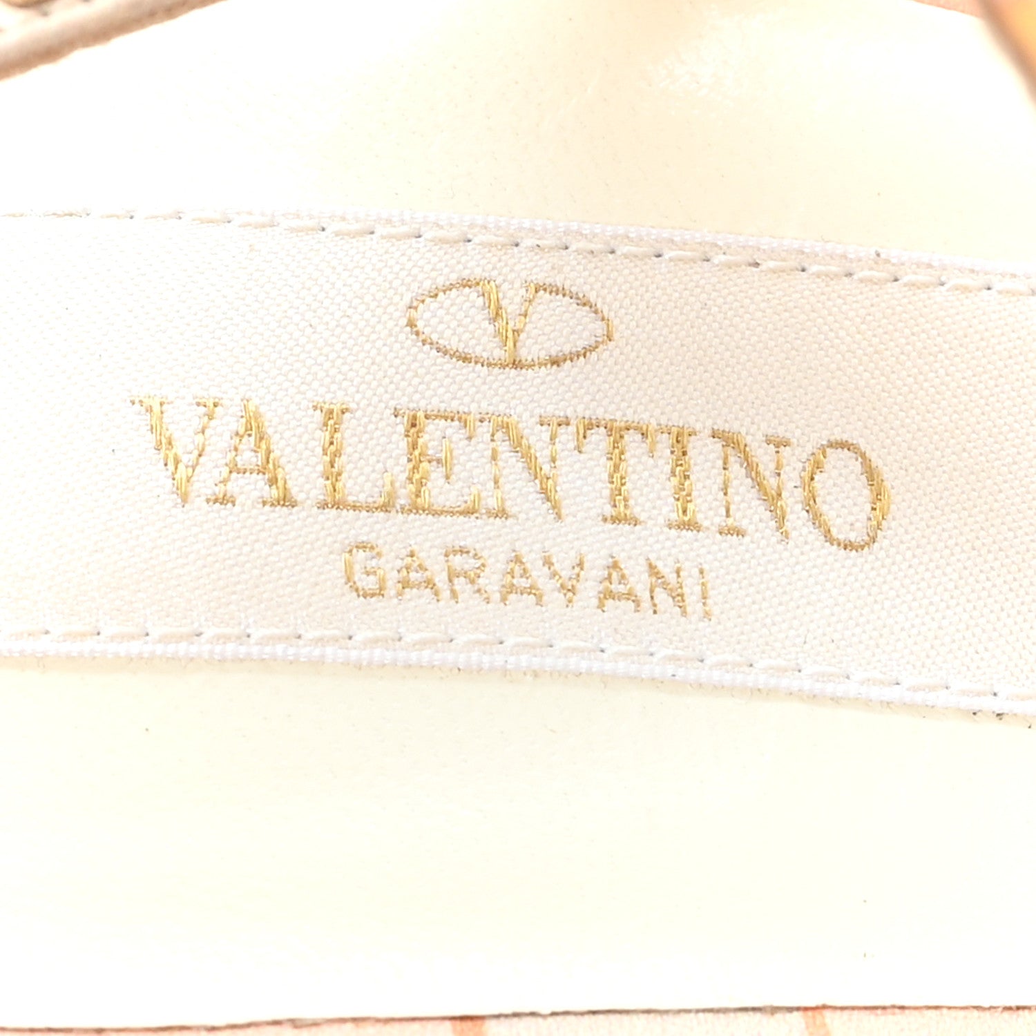 Valentino Garavani Vitello Native Couture 1975 Rockstud Rolling Ankle Strap Pumps 40 Mandarin Sorbet 7 of 9