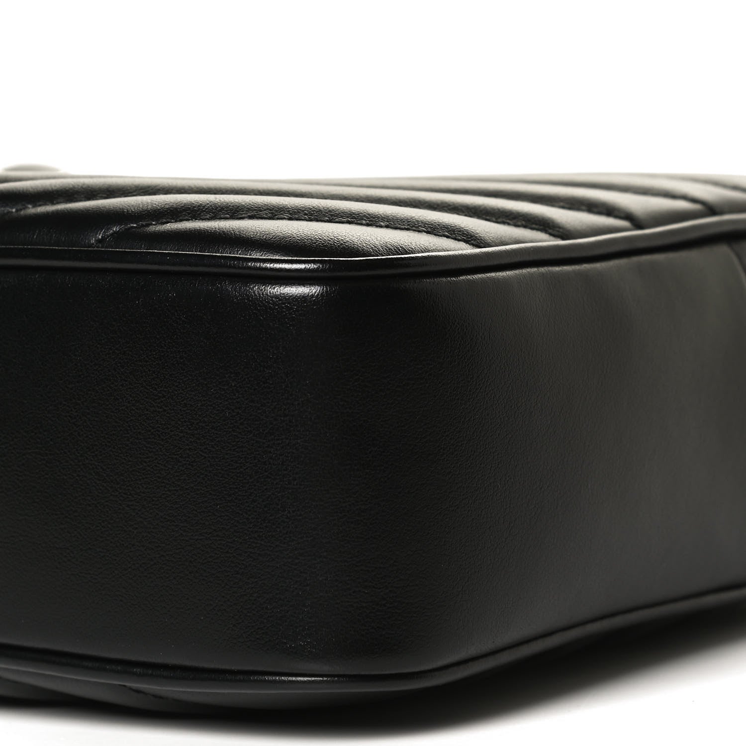 Saint Laurent Calfskin Matelasse Monogram Lou Camera Bag Black 9 of 10