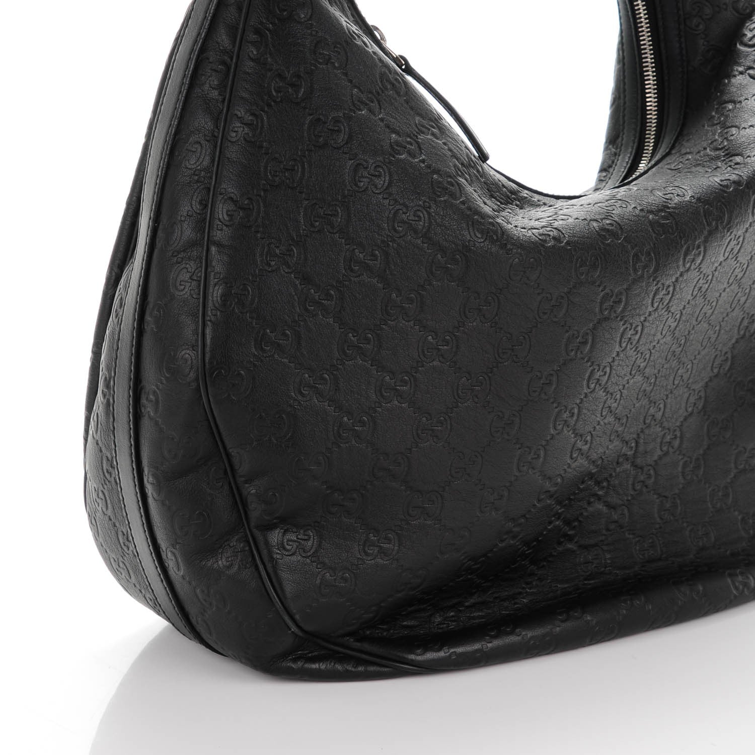 Gucci Guccissima Large GG Twins Hobo Black 8 of 8