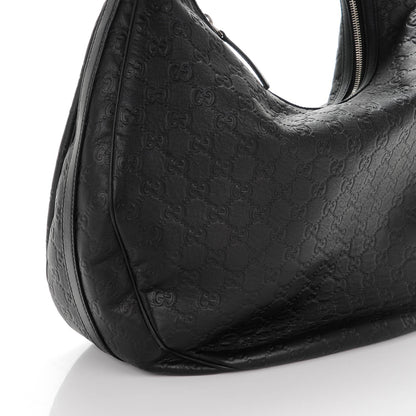 Gucci Guccissima Large GG Twins Hobo Black 8 of 8