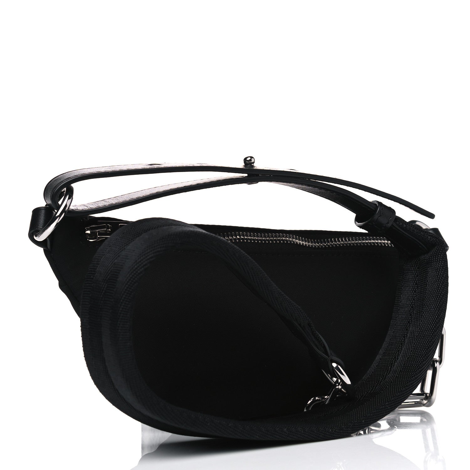 Alexander Wang Nylon Logo Printed Belt Bag Black 2 of 5