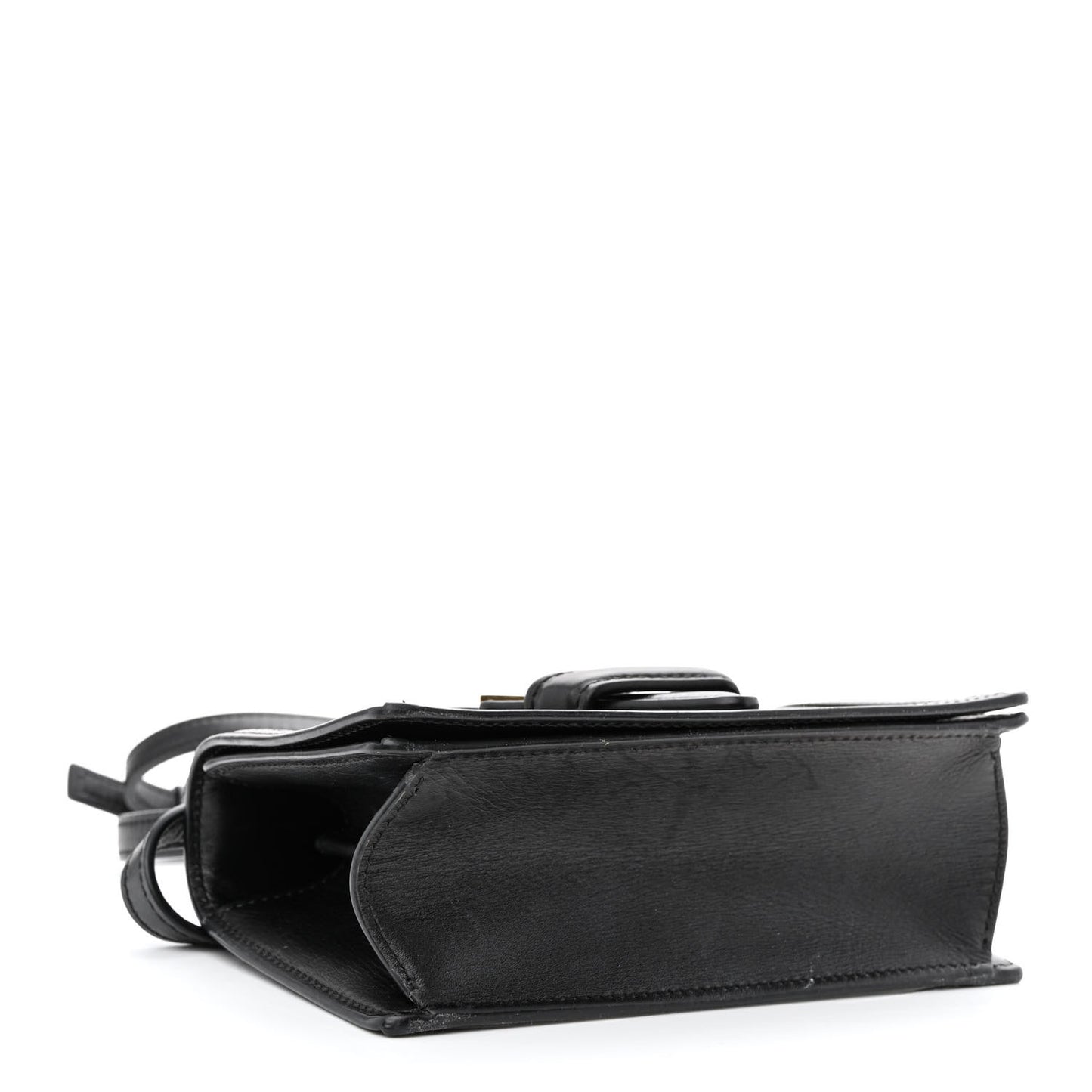 Calfskin Small Barcelona Shoulder Bag Black