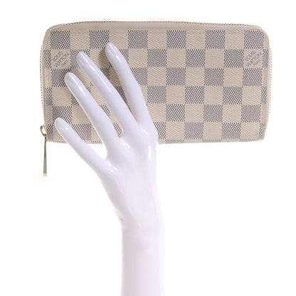 Louis Vuitton Damier Azur Zippy Wallet 2 of 7