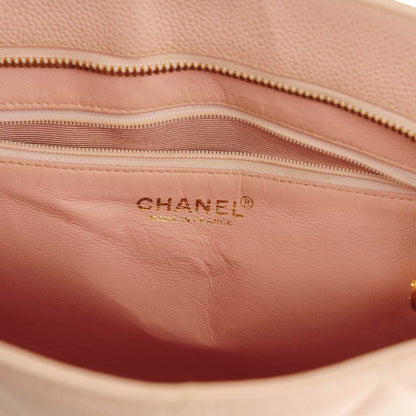 Chanel Caviar Quilted Medallion Tote Light Pink 6 of 10
