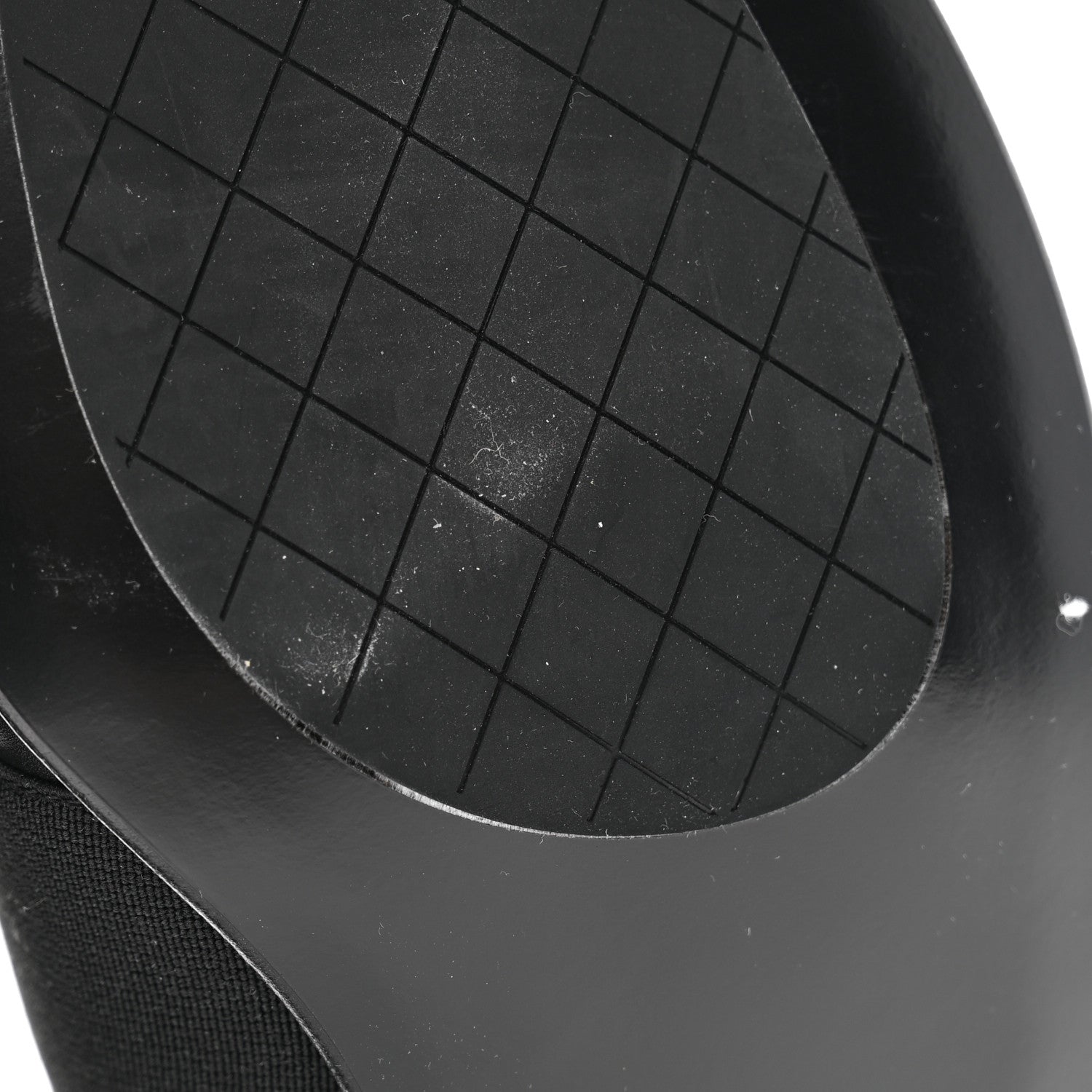 Chanel Calfskin Elastic Lace Up Cap Toe CC Loafers 40 Black 10 of 10