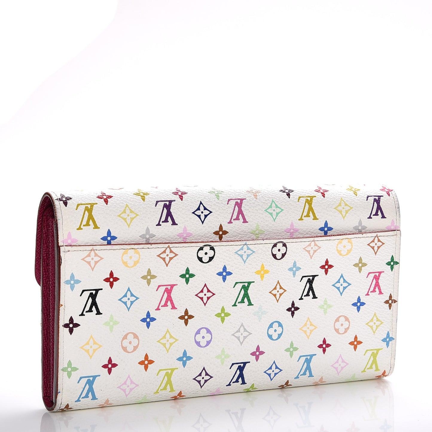 Monogram Multicolor Sarah Wallet NM White Eglantine