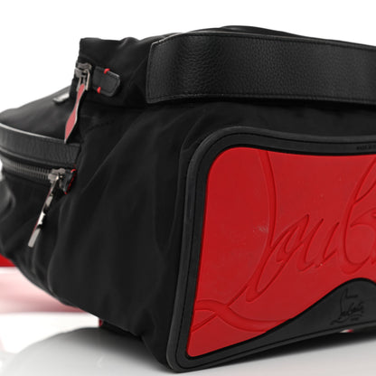 Christian Louboutin Nylon Calfskin Small Backloubi Backpack Black 8 of 9