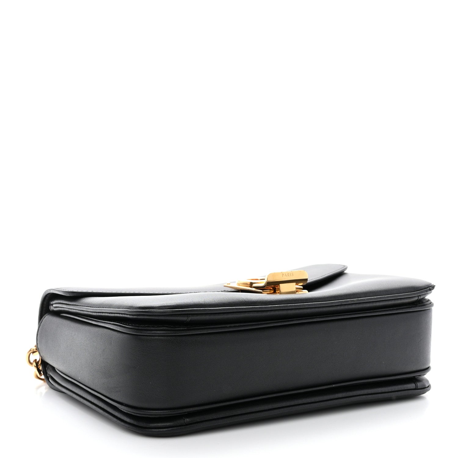 Celine Shiny Calfskin Medium C Bag Black 4 of 12