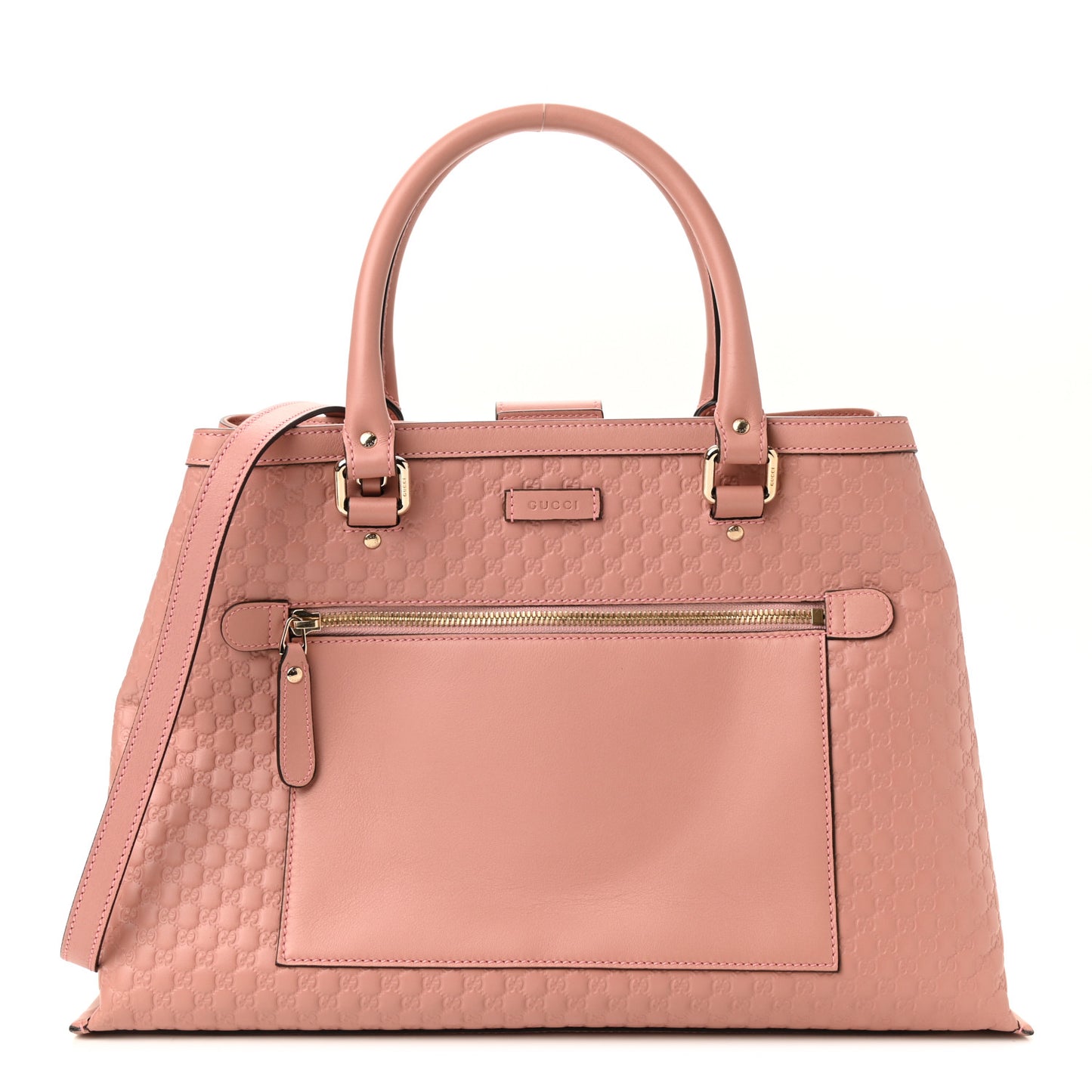 Soft Microguccissima Medium Tote Soft Pink