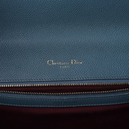 Christian Dior Grained Calfskin Medium Diorama Flap Bag Agave Green 9 of 13