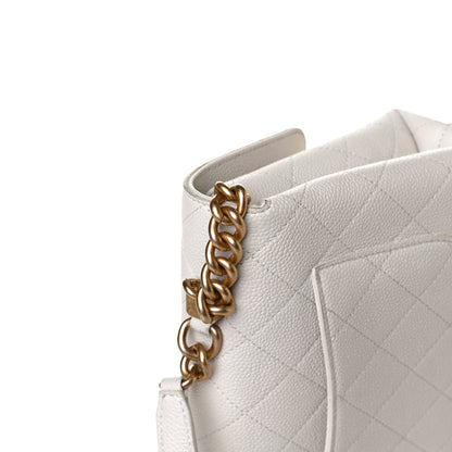 Chanel Grained Calfskin Small Stitched Flap White 16 of 18