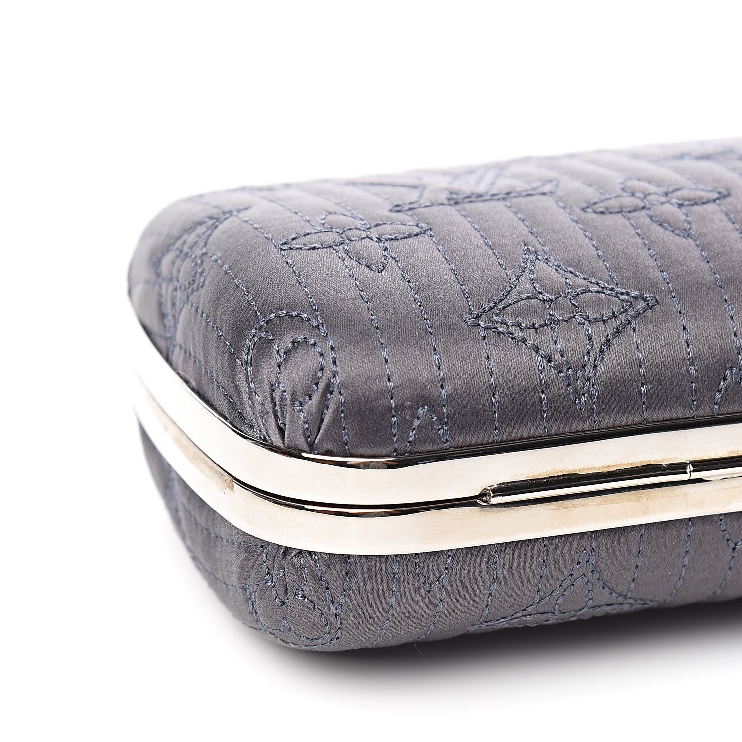 Louis Vuitton Monogram Motard Minaudiere Clutch Grey 11 of 13
