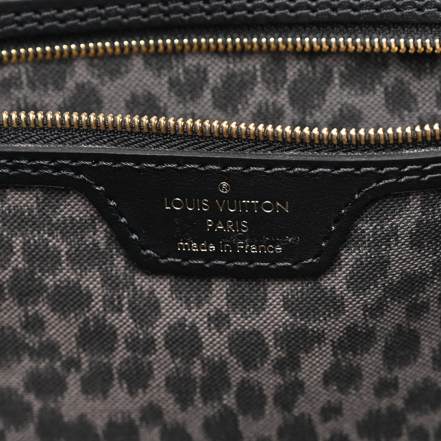Louis Vuitton Monogram Giant Wild At Heart Neverfull MM Black 6 of 9