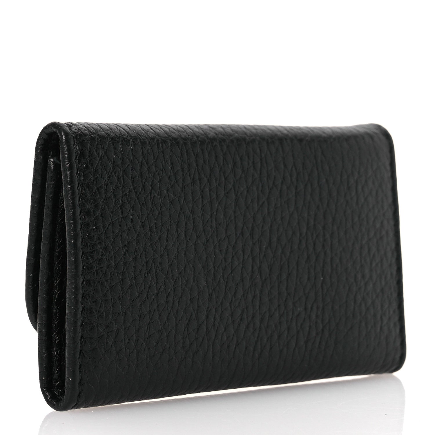 Prada Vitello Grain Move 6 Key Holder Black 3 of 9