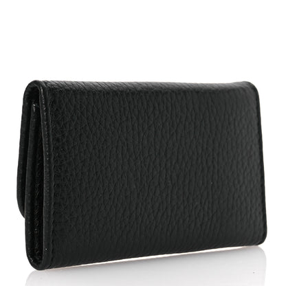 Prada Vitello Grain Move 6 Key Holder Black 3 of 9