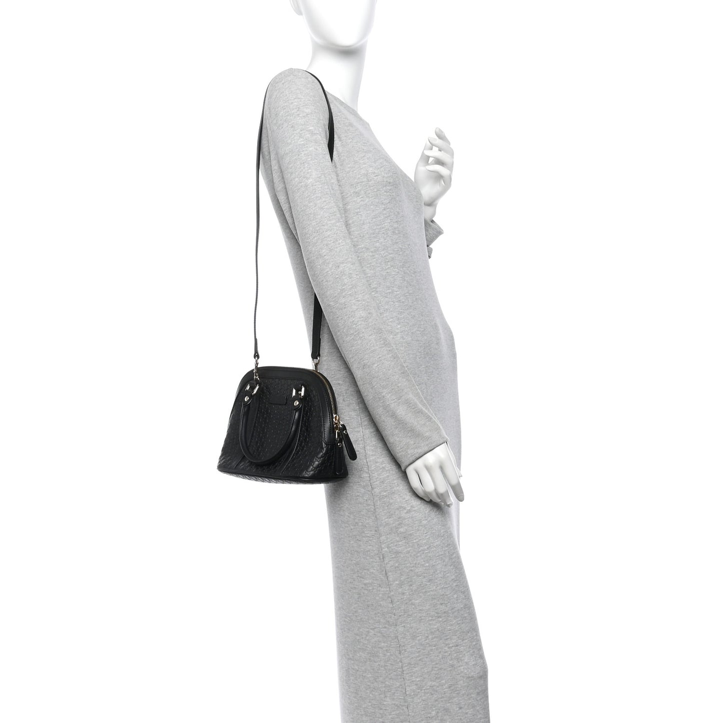 Microguccissima Mini Dome Bag Black