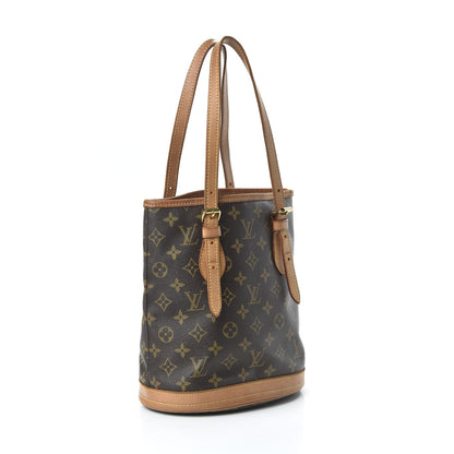 Louis Vuitton Monogram Petit Bucket 23 3 of 13