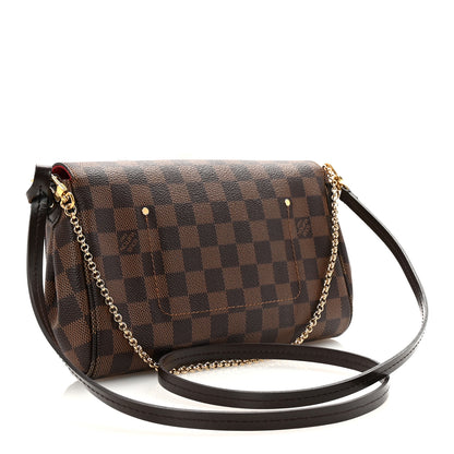 Louis Vuitton Damier Ebene Favorite MM 3 of 11