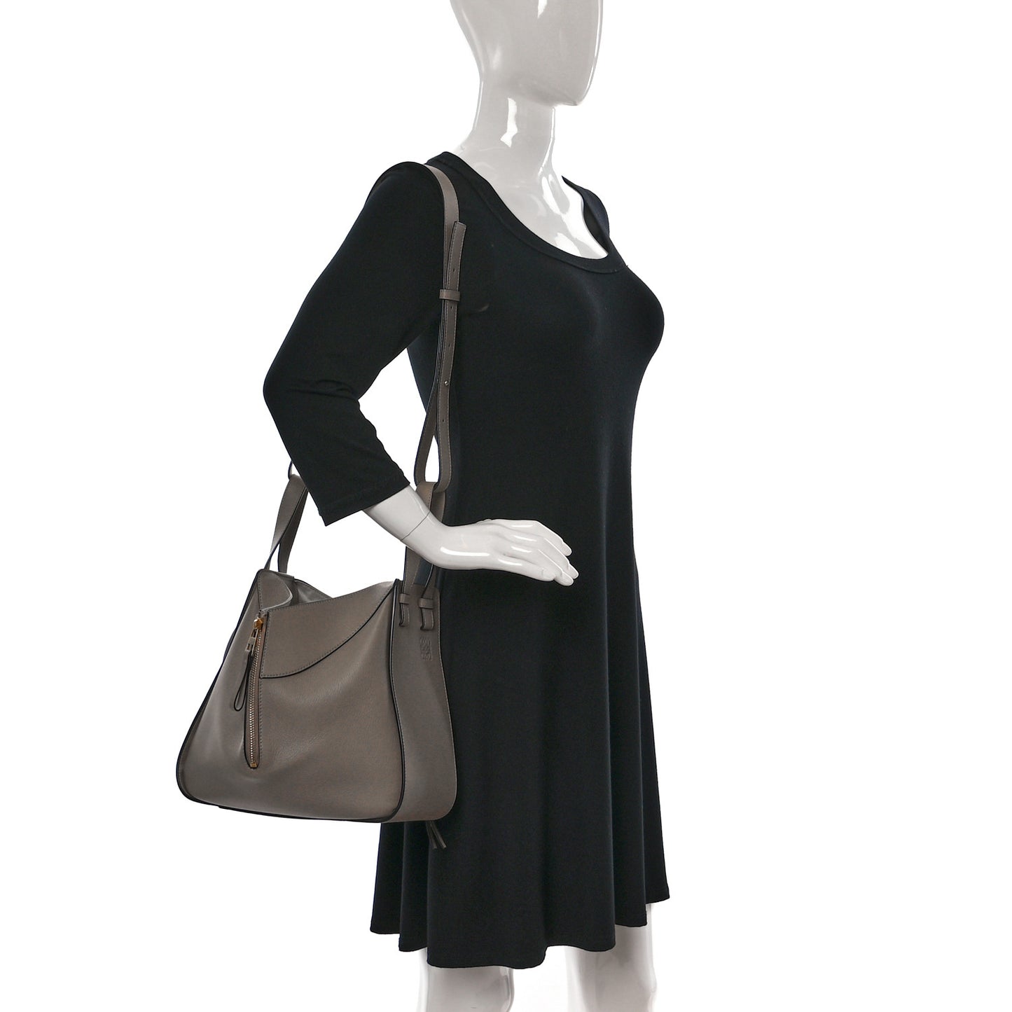 Calfskin Hammock Shoulder Bag Sand