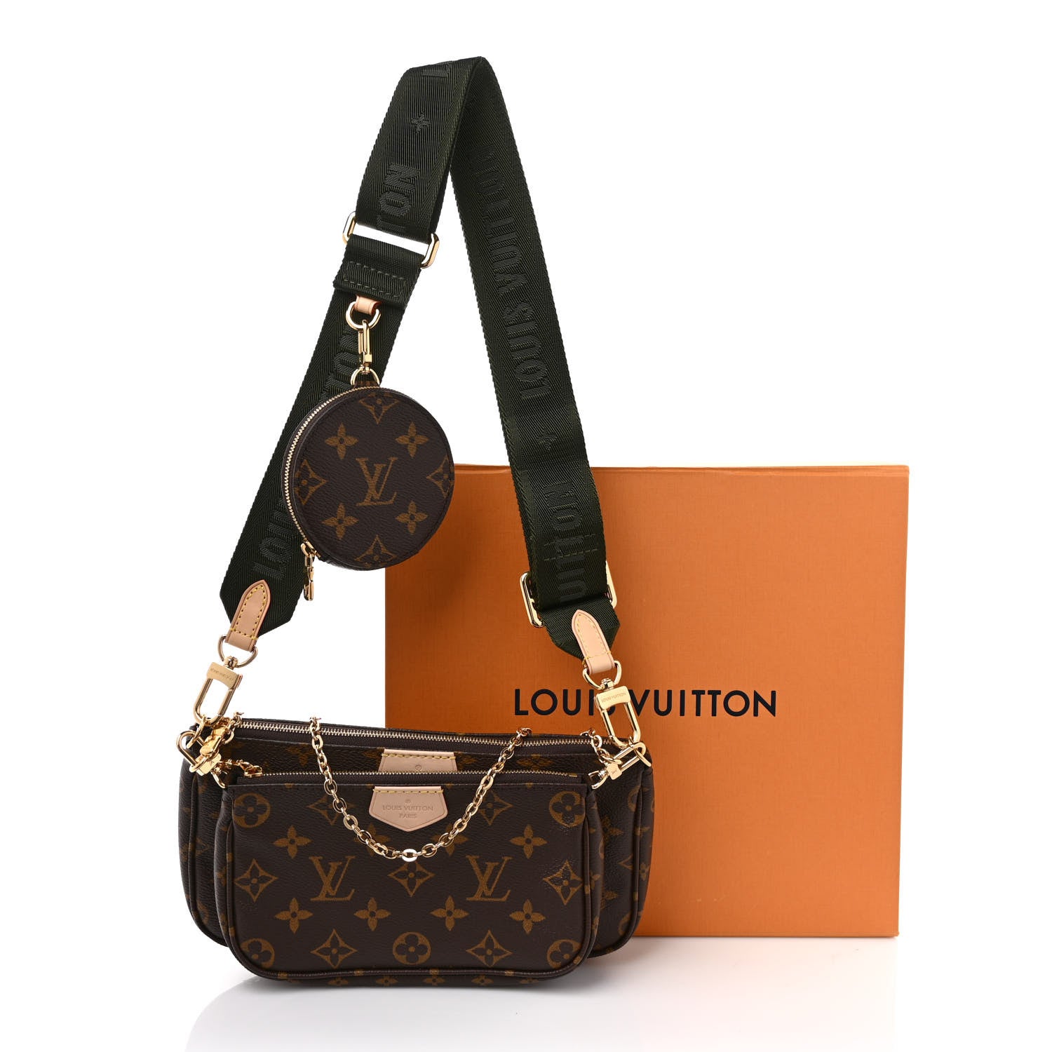 Louis Vuitton Monogram Multi Pochette Accessories Kaki 9 of 9