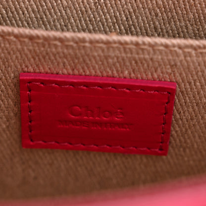 Chloe Calfskin Mini Woody Ribbon Tote Fizzy Pink 6 of 11