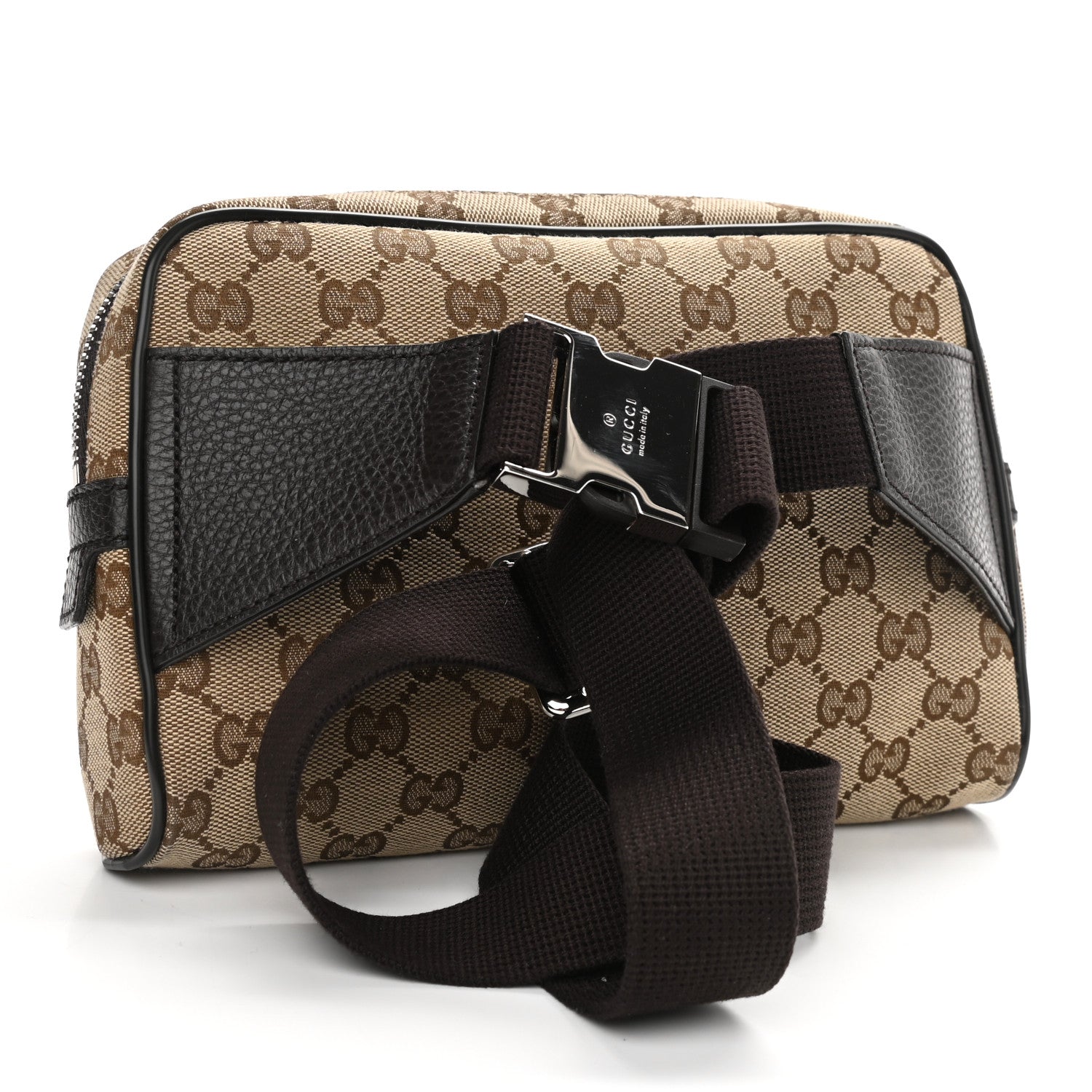 Gucci Monogram Belt Bag Dark Brown 3 of 10
