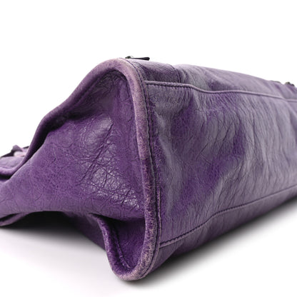 Balenciaga Agneau Classic Hardware City Dark Violet 9 of 11