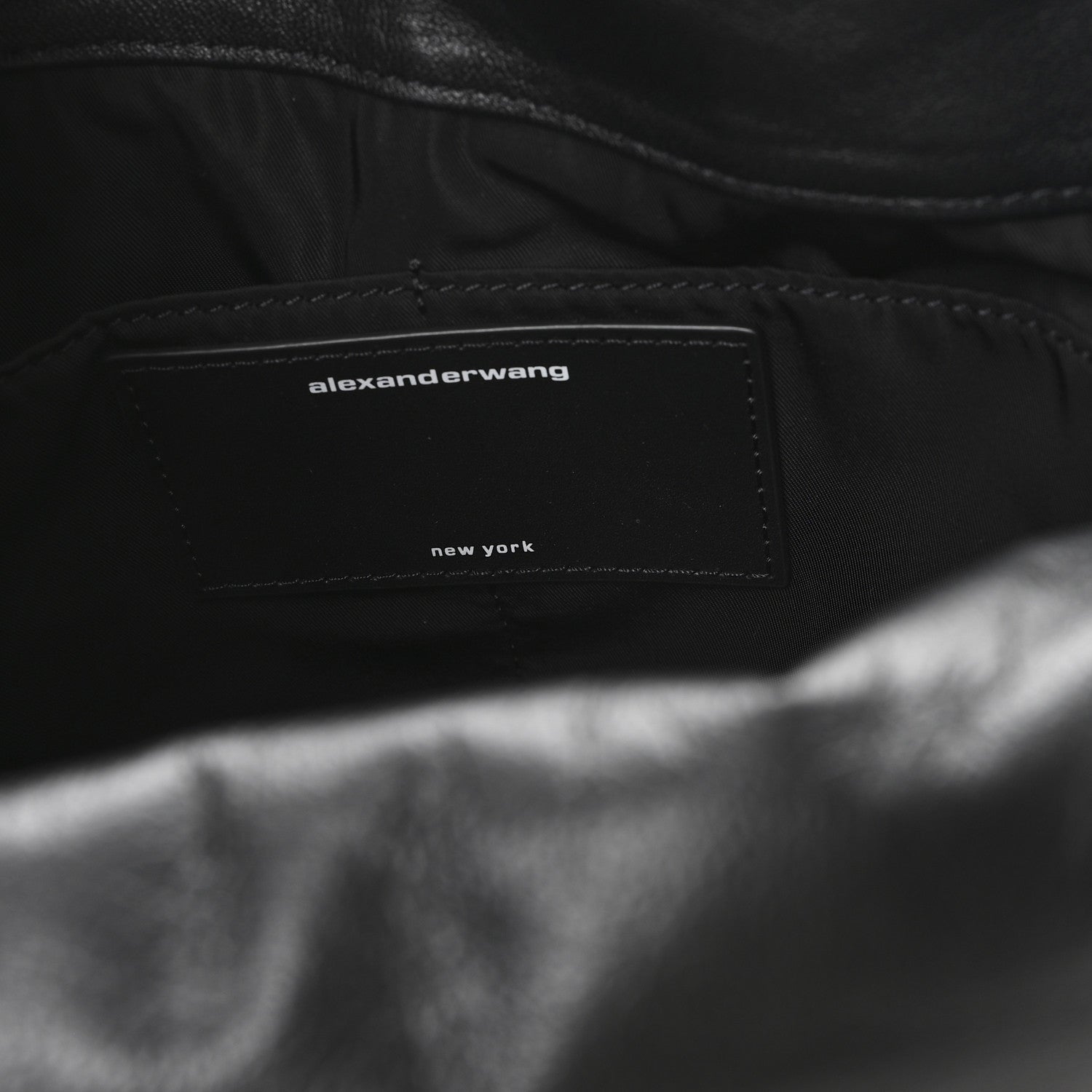 Alexander Wang Lambskin Small Ryan Puffer Bag Black 6 of 9