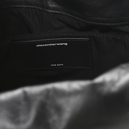 Alexander Wang Lambskin Small Ryan Puffer Bag Black 6 of 9