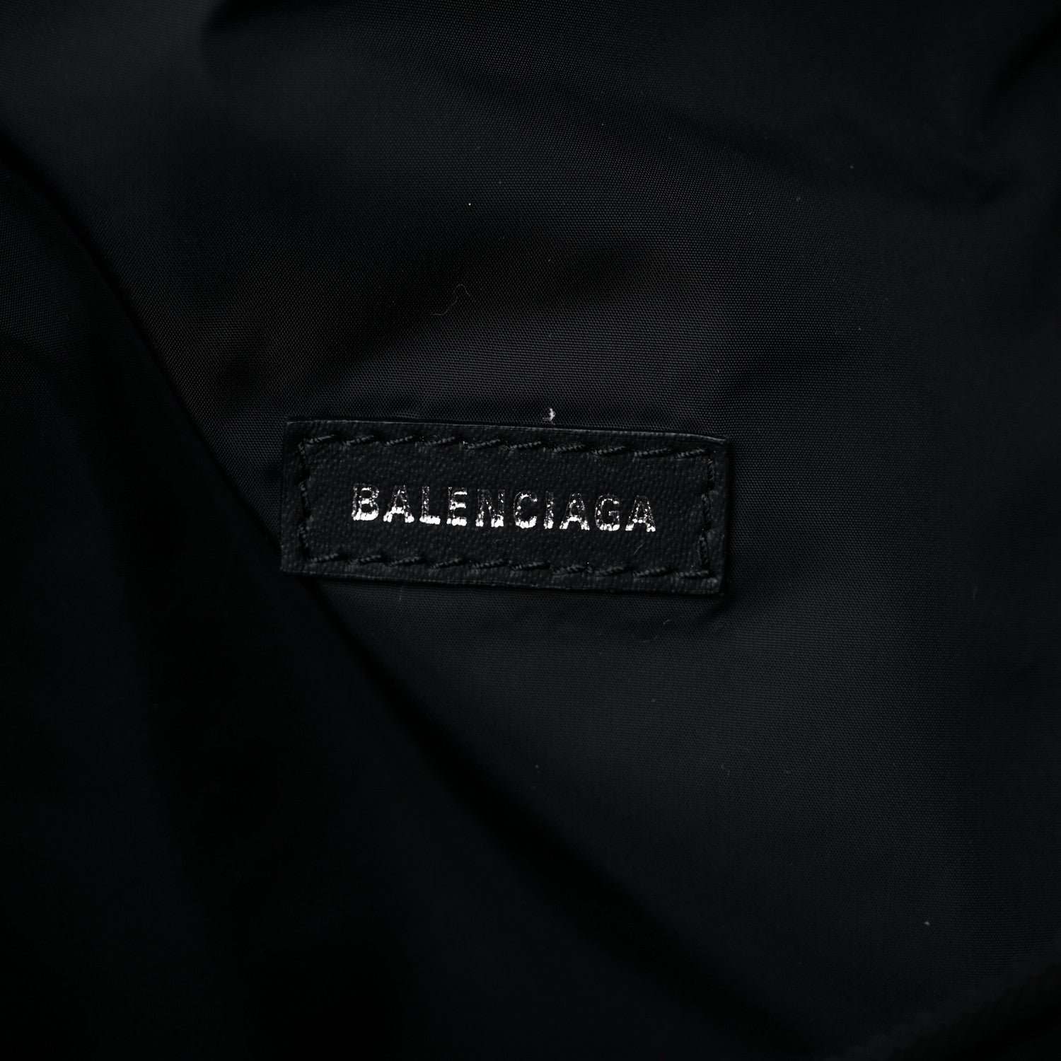 Balenciaga Sport Nylon Logo Embroidered Wheel Beltpack Black 6 of 10