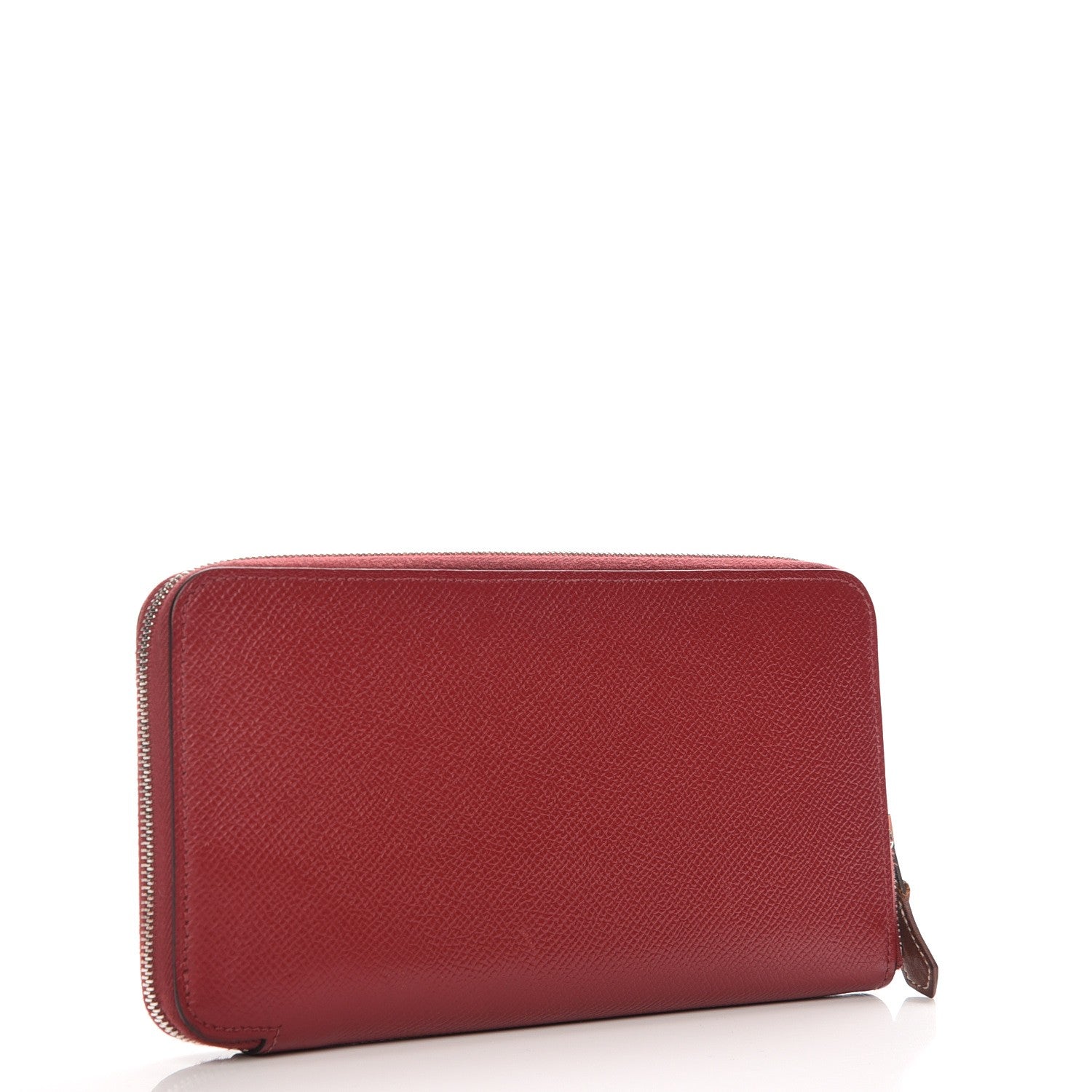 Hermes Epsom Silk'In Wallet Rouge Grenade 4 of 8