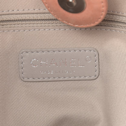 Chanel Iridescent Calfskin Large Sea Hit Tote Pink 5 of 10