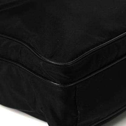 Prada Tessuto Nylon Saffiano Shopping Tote Black 6 of 15