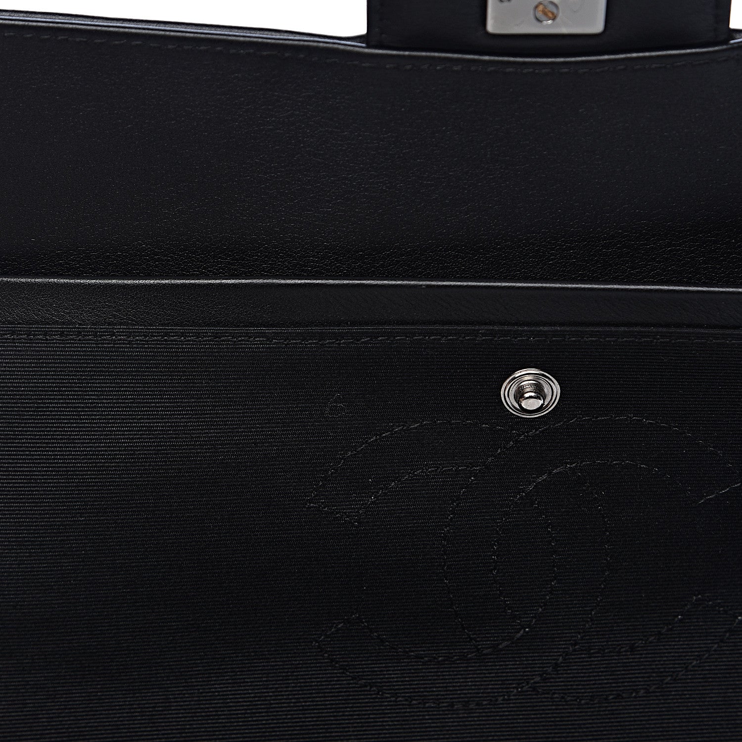 Chanel Calfskin Medium Classic Pure Double Flap Black 12 of 20