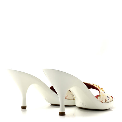 Louis Vuitton Monogram Multicolor Sandal Mule 36 White 5 of 9